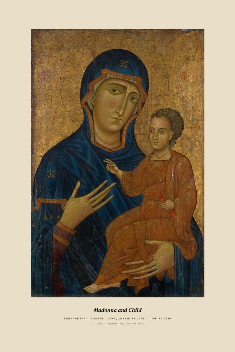 Madonna and Child, museum caption