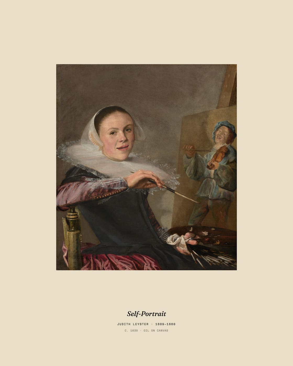 Self-Portrait, museum caption