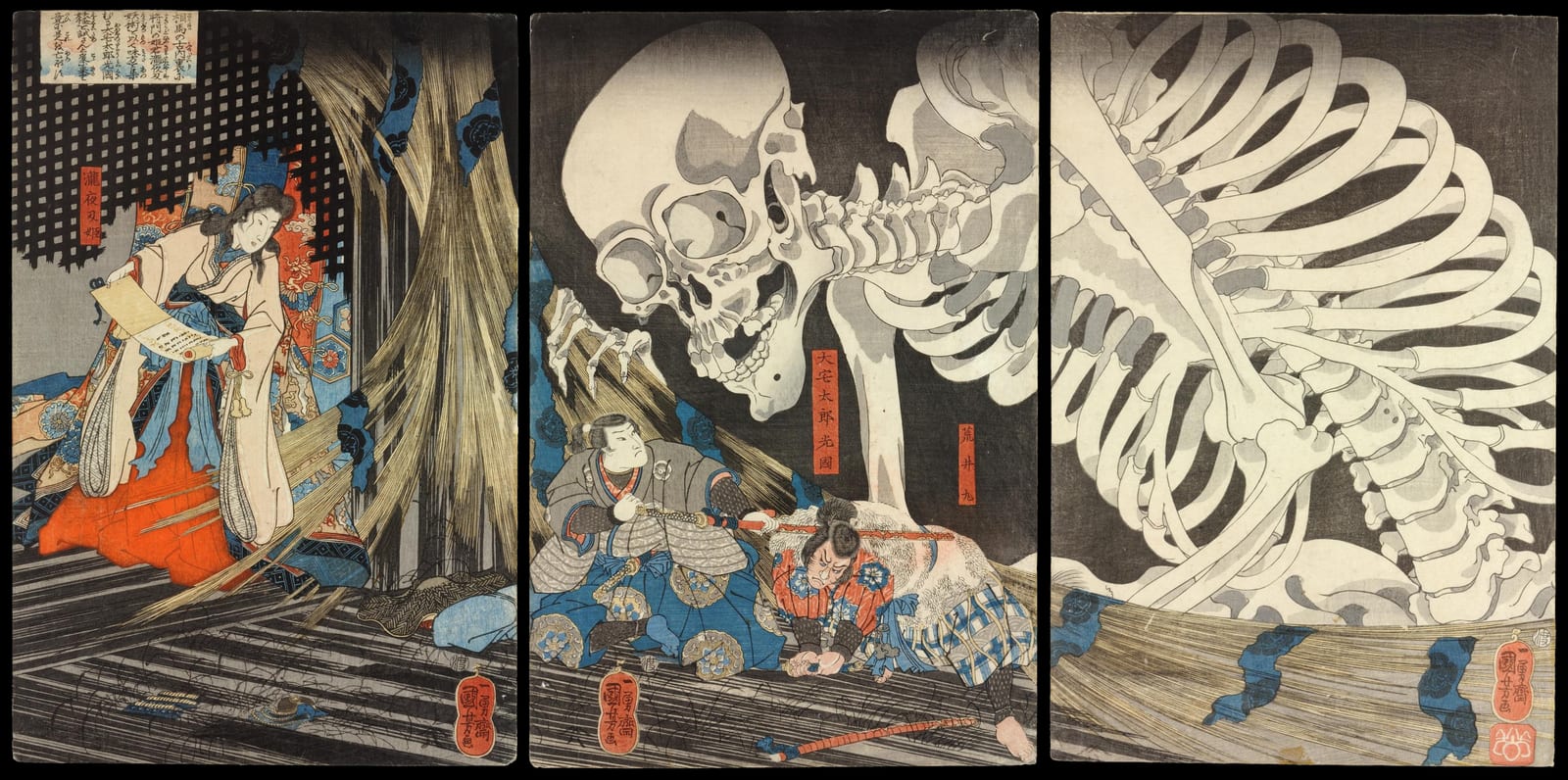 Takiyasha & the Skeleton Spectre by Utagawa Kuniyoshi