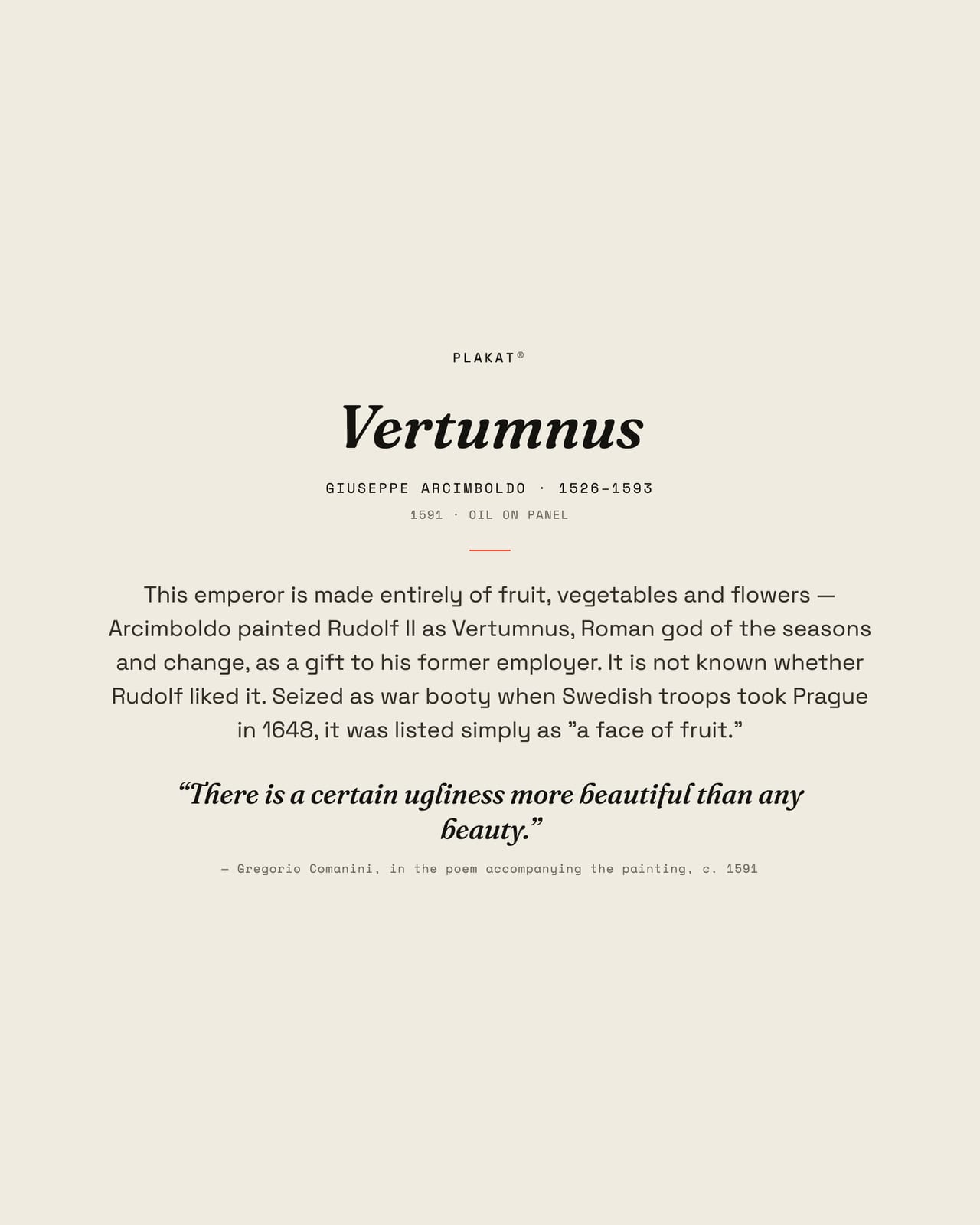 Vertumnus, story print